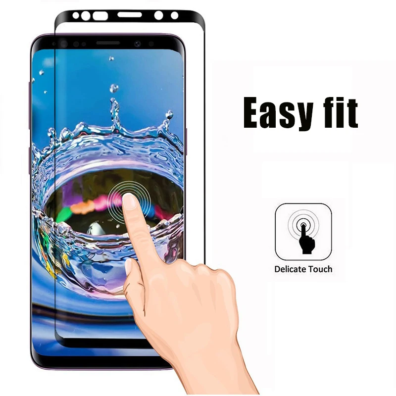 3D Защитное стекло для Samsung Galaxy S8 s7 s8 s9 Plus закаленное Защита экрана tremp|Защитные
