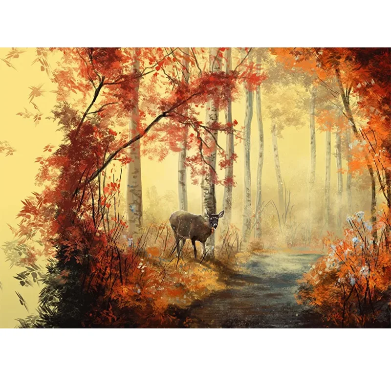 Алмазная вышивка с оленем мозаика квадратная/Круглая Полная 5D Вышивка крестиком