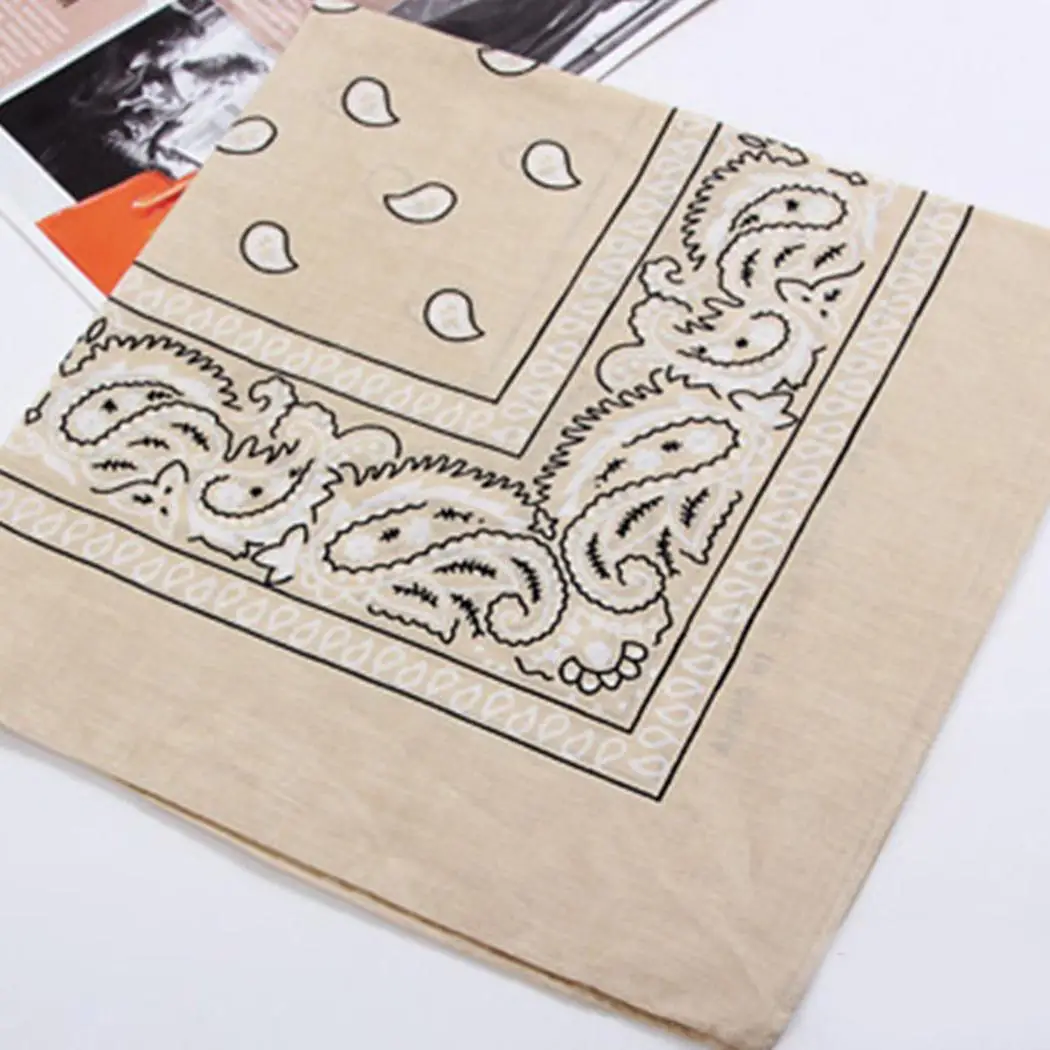 Уличная квадратная бандана стильный модный головной убор для мотоциклистов