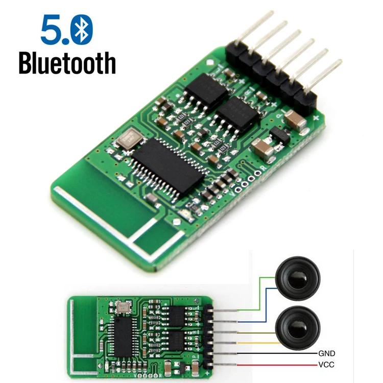 Плата усилителя мощности Bluetooth 5 0 3 Вт + Вт/5 стерео аудио приемник amp 6 в 7