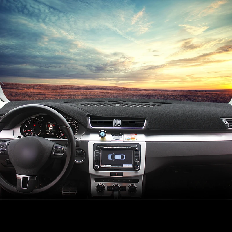 Для Volkswagen Passat B6 B7 2006-2017 CC 2009-2015 2016 2017 LHD коврик для приборной панели автомобиля