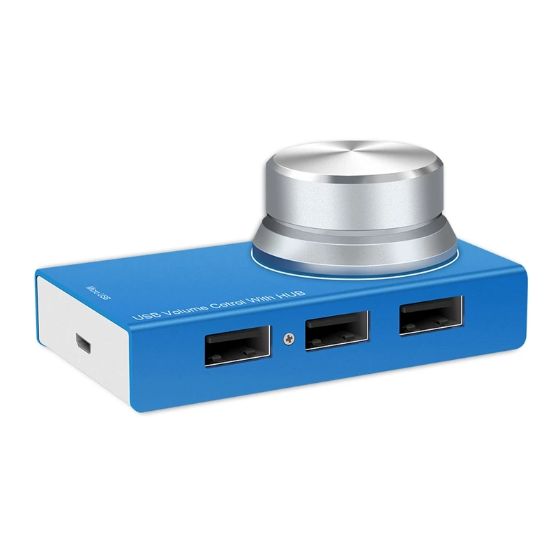 3 порта концентратор высокая производительность Usb регулятор громкости