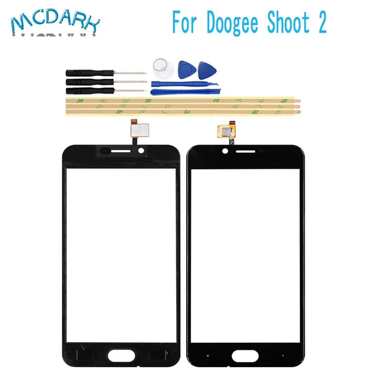 Передний сенсорный экран 5 0 дюйма Для Doogee Shoot 2 дигитайзер панель стекло на