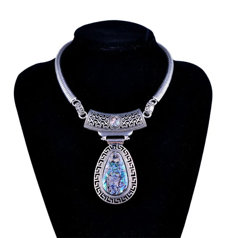 New Products Women's National Style Necklace Women Pendant Jewelry Accessories Bijoux Femme Christmas Gift | Украшения и