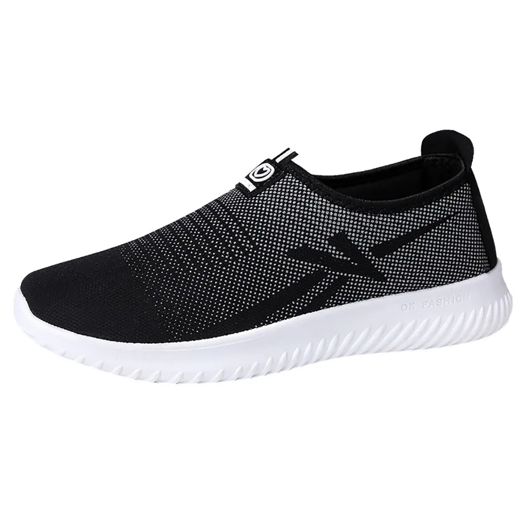 2019 New Sneakers Man Summer Shoe Slip On Outdoor Casual Men's Shoes Comfortable Breathable Mesh #89 | Обувь
