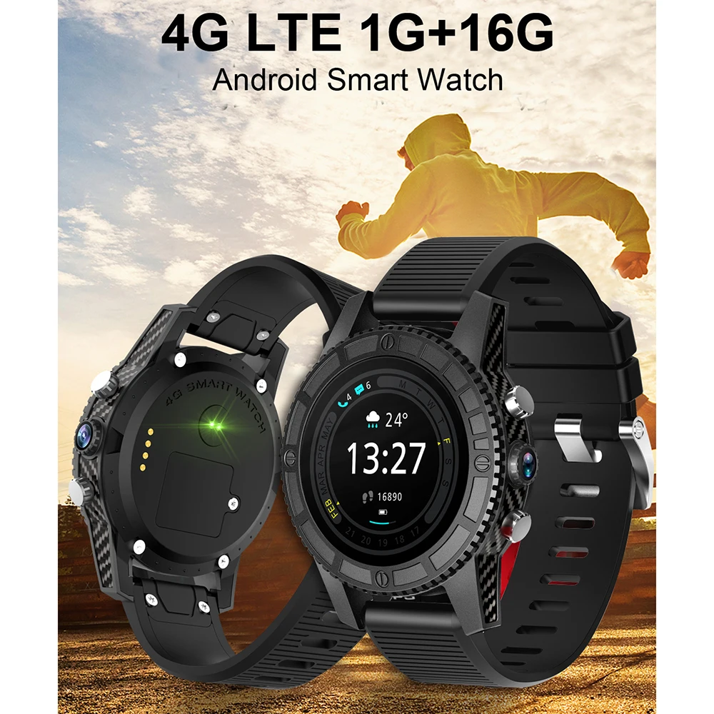 I7 4G Смарт часы телефон 1G + 16G Android 7 0 монитор сердечного ритма GPS умные для мужчин WiFi