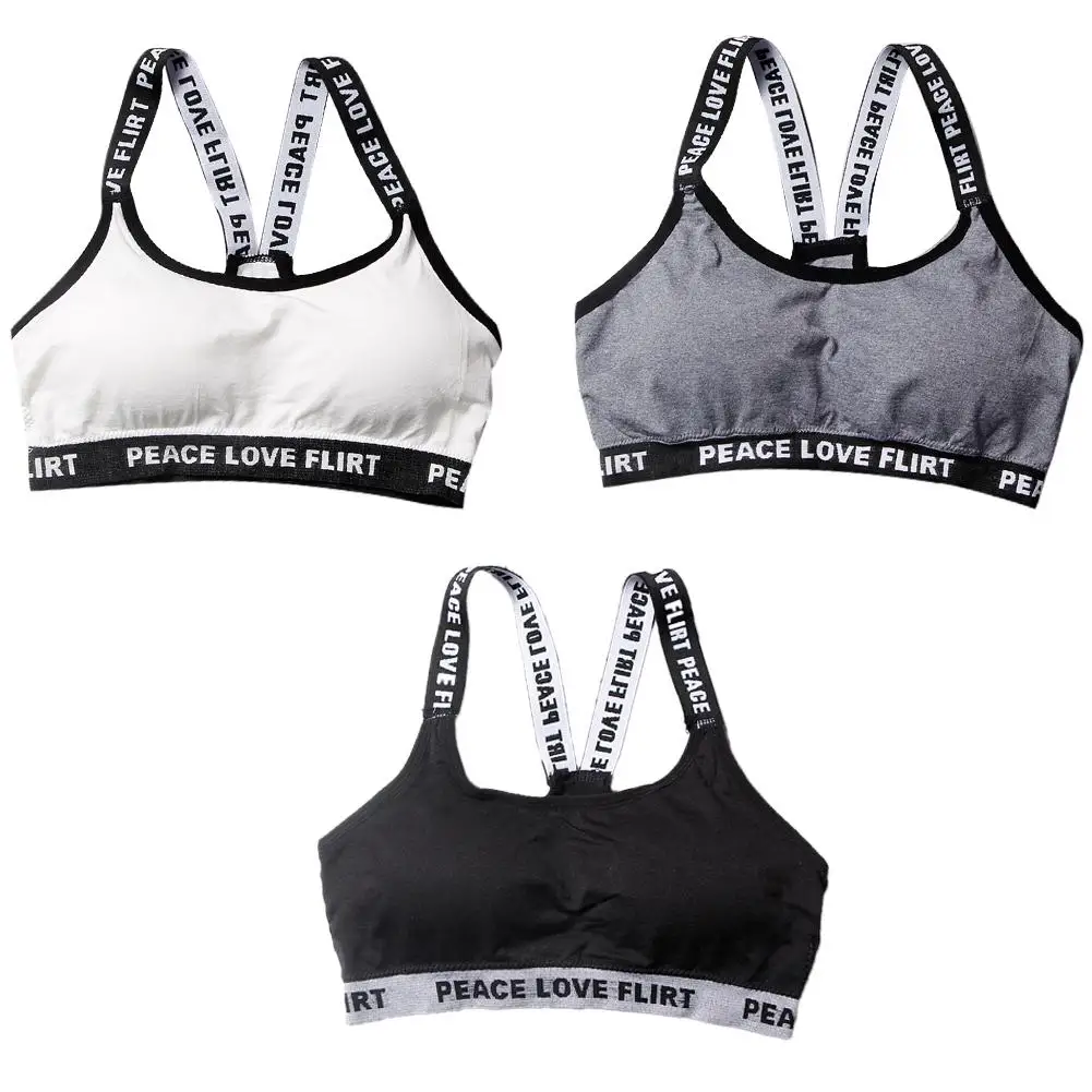 Женский спортивный бюстгальтер пуш ап хлопковое бесшовное нижнее белье для