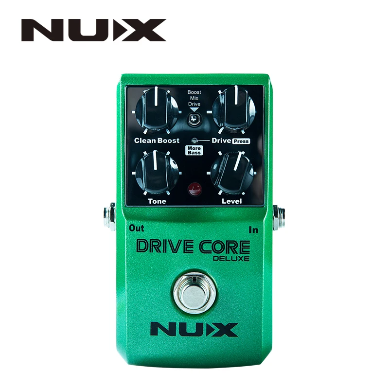 Классическая электронная педаль NUX Drive Core Deluxe Overdrive для гитары создания эффектов