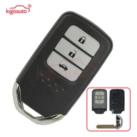 kigoauto for honda accord crv fit smart key shell case with emergency key 3 button