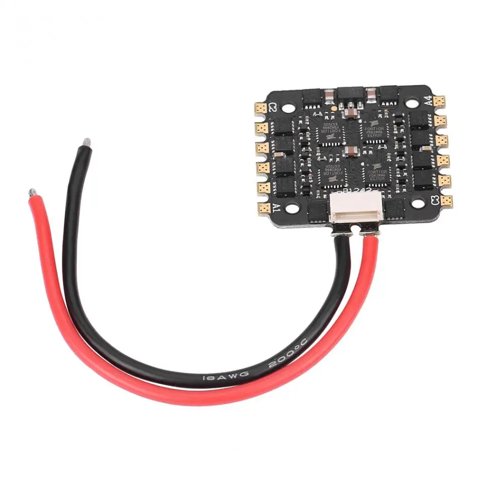 Электронный мини контроллер скорости ESC 15A 4 в 1 поддержка 2 4s LiPo / HV батареи FPV RC