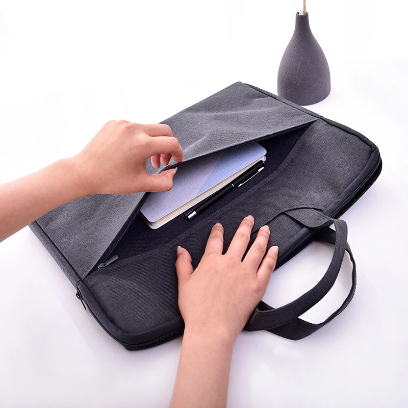 Unisex Document Bags Business Briefcase Travel Organizer Pouch Folder Passport Holder Laptop Handbag Trip Notebook Accessories