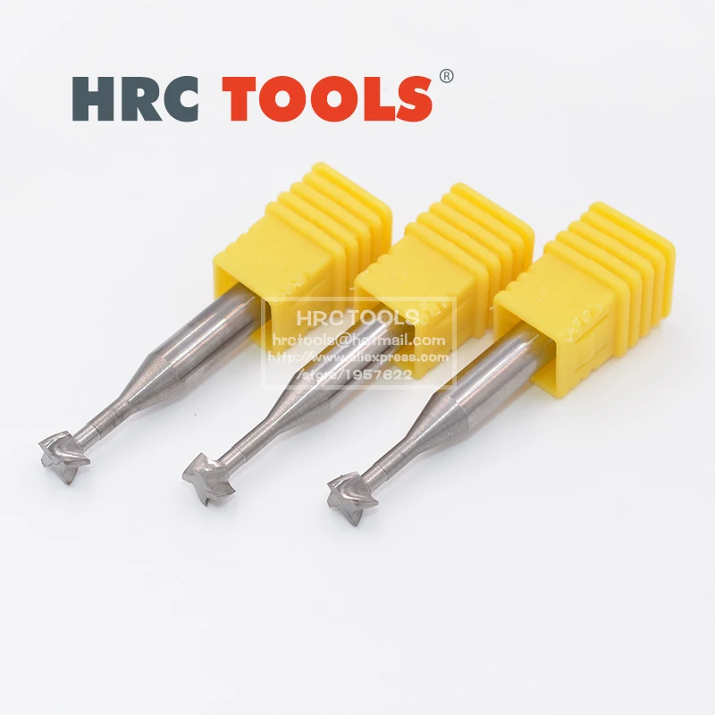 

D3-d4x1.5Hx1.5cx6Dx50L 4-FLUTE HRC55 T-SLOT режущая карбидная фреза