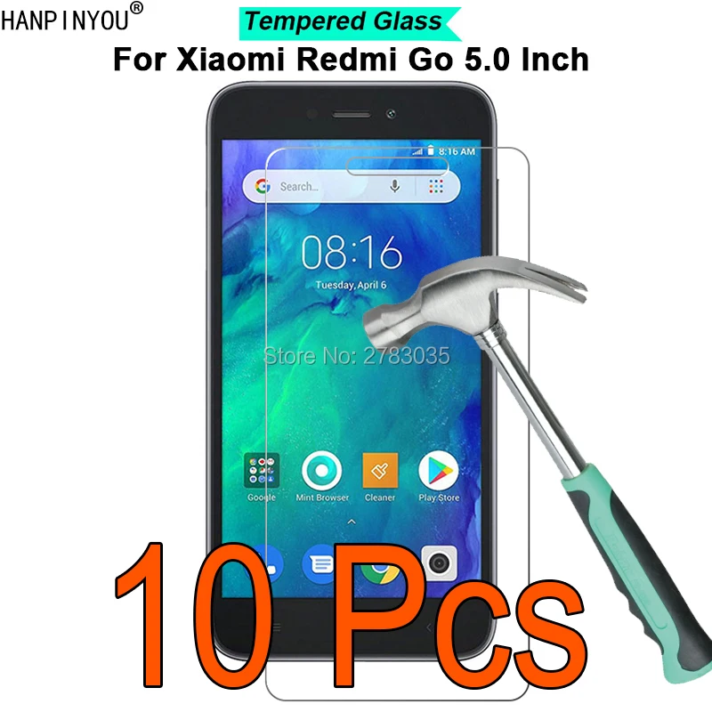 10 шт./лот для Xiaomi Redmi Go 5 0 &quot9 H твердость 2.5D ультра тонкая закаленная Защитная