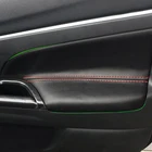 4 шт. Стайлинг автомобиля интерьер микрофибра кожаная Дверная панель подлокотник наклейка Накладка для Mitsubishi ASX 2013 2014 2015 2016