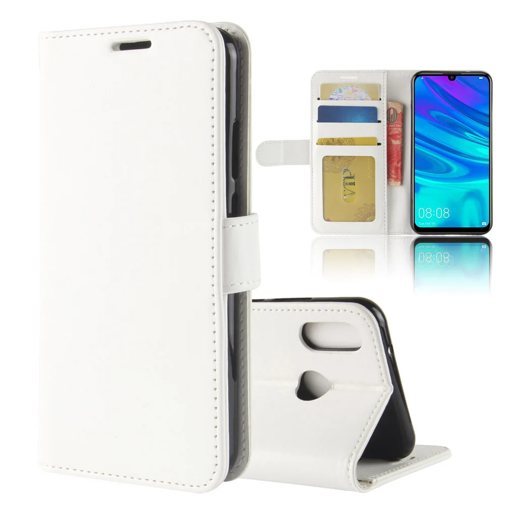 10 шт./лот R64 кожаный чехол-кошелек с подставкой из ПУ + ТПУ для huawei Y9 2019 Enjoy 9 Plus P30