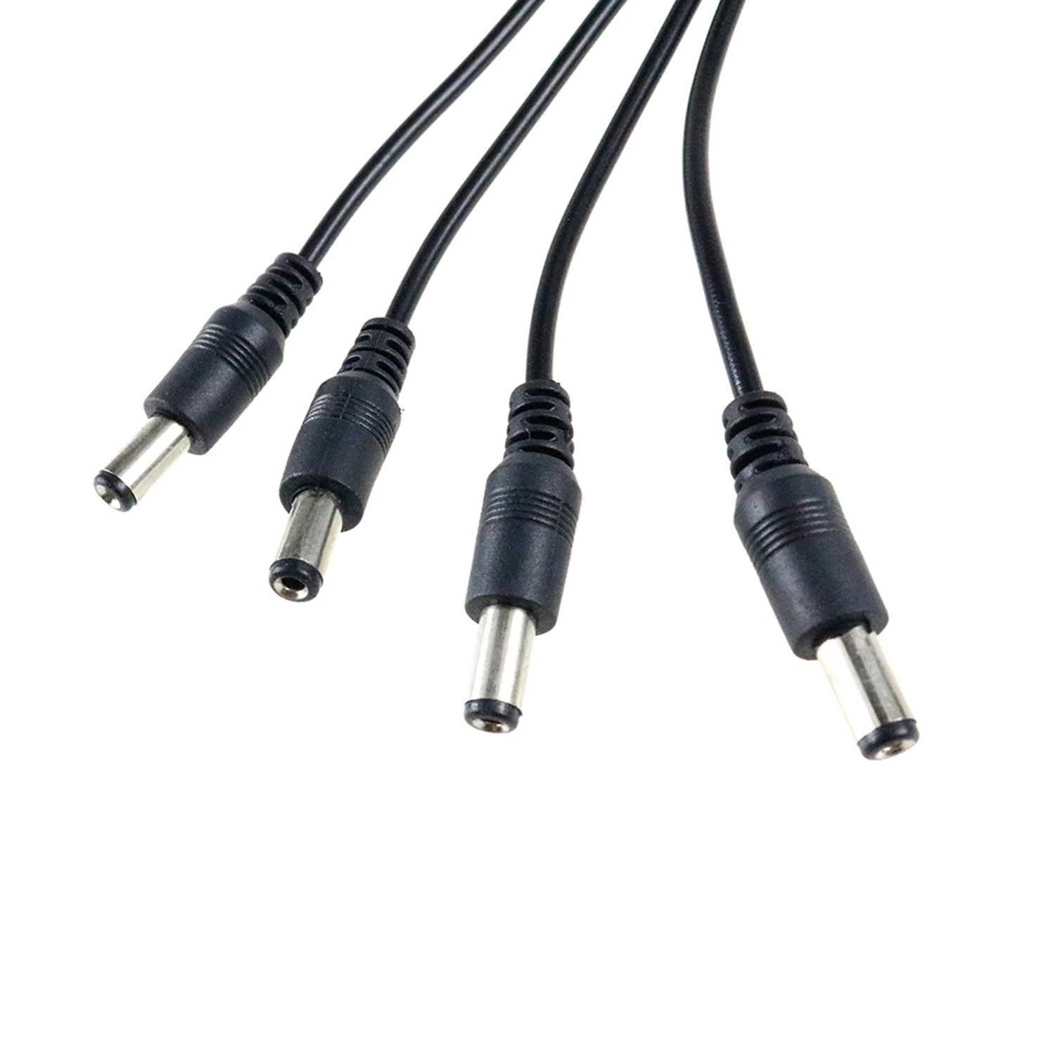 DC силовой сплиттер Кабель адаптер светодиодный соединитель 1 гнездо к 4 Мужской