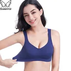 Queenral бюстгальтеры для Для женщин бесшовный Спортивный Бюстгальтер Push Up Bra жилет провод свободное белье бюстгальтер для сна спальный Intimates женский бюстгалтерженское бельебюстгальтербелье женскоенижнее белье