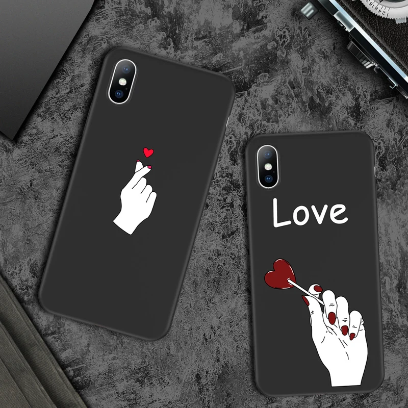Lovebay чехол для телефона iPhone 6 6s 7 8 Plus X XR XS Max 5 5S SE абстрактное искусство Любовь