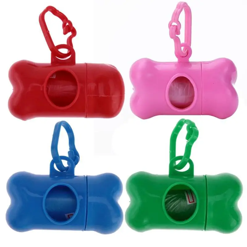 1 рулонный корм для питомцев сумка собаки диспенсер костей с навалом сбора дерьма