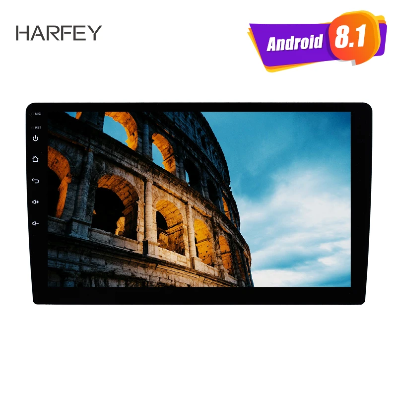 Harfey HD сенсорный экран 10 1 &quotУниверсальный Android 8 2Din автомобильный Радио