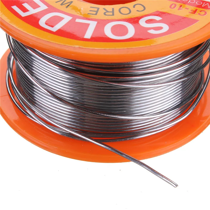 

DANIU 1Pcs New 63/37 0.8mm Tin Lead Rosin Core Solder Flux Soldering Welding Iron Lead Soldering Wire Reel
