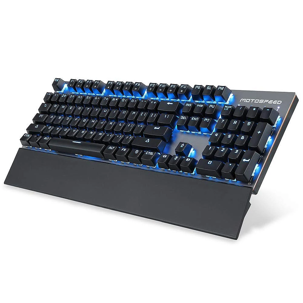 Motospeed 2 4 ГГц Беспроводная/Usb Проводная Механическая клавиатура 104 клавиш Rgb Led
