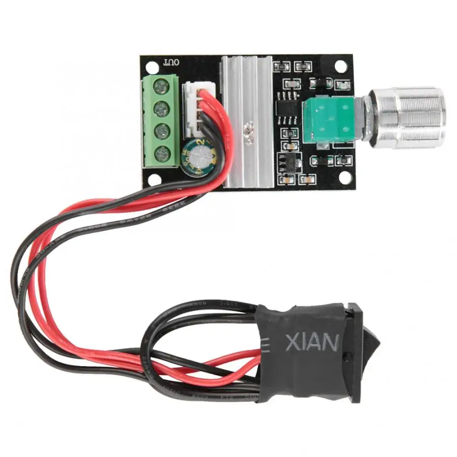 3A PWM DC 6 28V регулятор скорости электродвигателя с функцией переключения