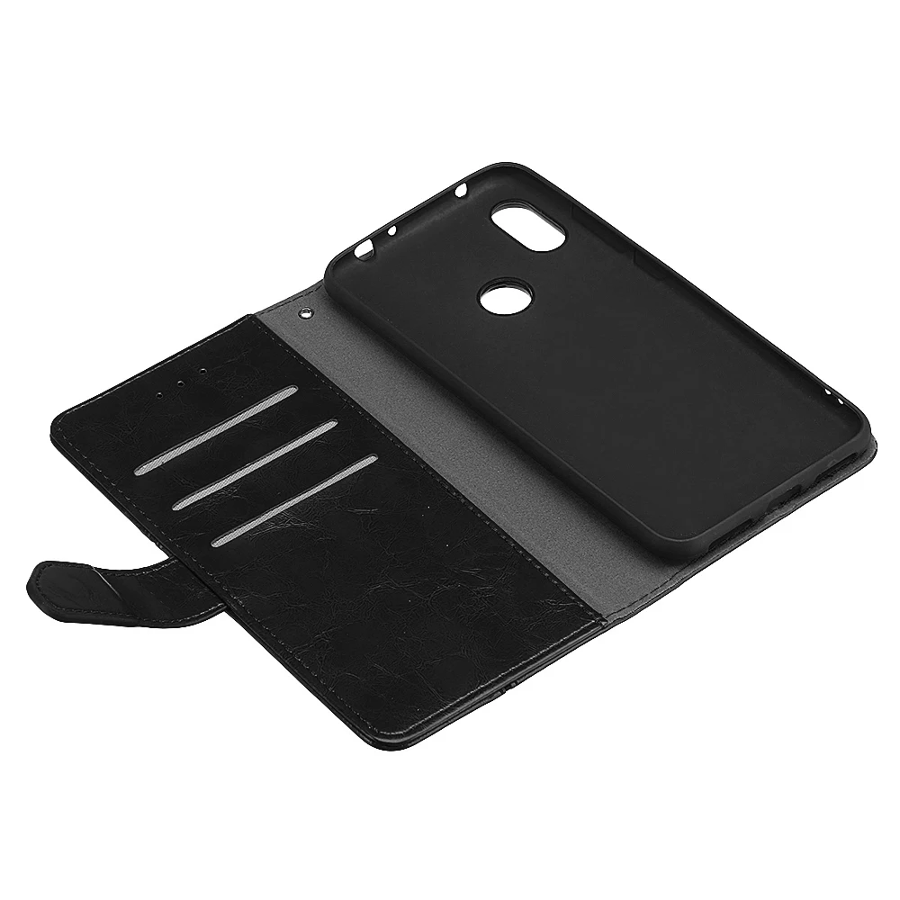 Bakeey флип слот для карт чехол-футляр Xiaomi Redmi Note 6 Pro с подставкой PU кожаный чехол