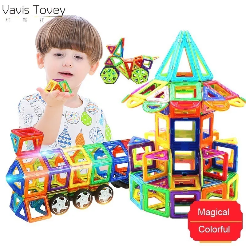 Vavis тови KACUU большой конструктор Construction Set модель и строительство игрушки магниты