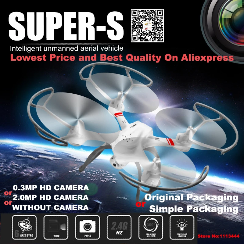 Rc Quadcopter Drones With Camera HD 2.0MP 3D Flips Dron Quadrocopter vs syma x5c remote control helicopter квадрокоптер вертолет