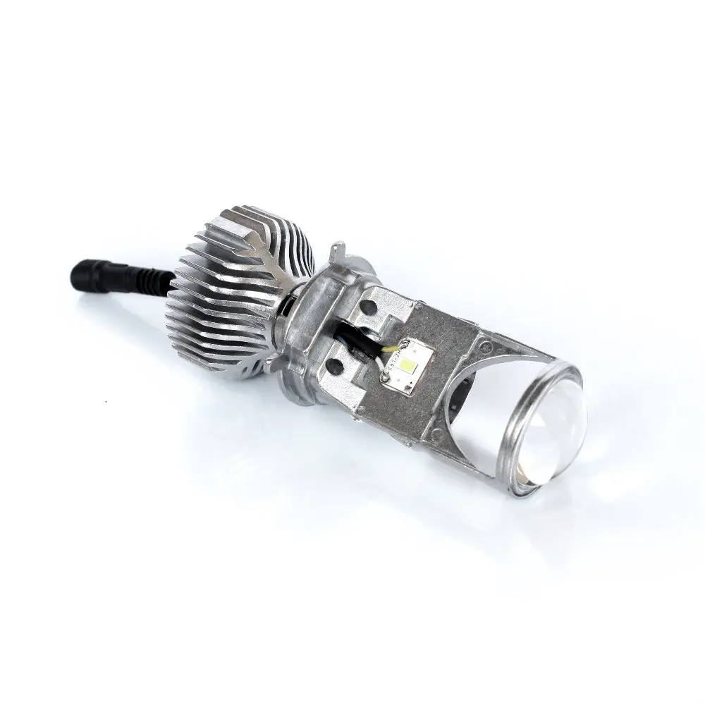 Светодиодная мини фара H4 HB2 9003 двойной дальний и ближний свет plug & play без
