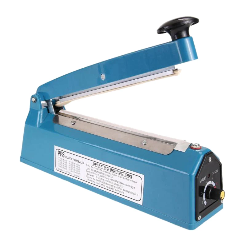 

Best 220V 300W 8 Inch Impulse Sealer Heat Sealing Machine Kitchen Food Sealer Vacuum Bag Sealer Bag Packing Tools Eu Plug