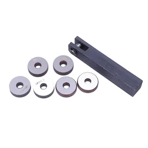 Набор инструментов для линейной накатки, 7 шт., с шагом 0, 5, 1,5, 2 мм