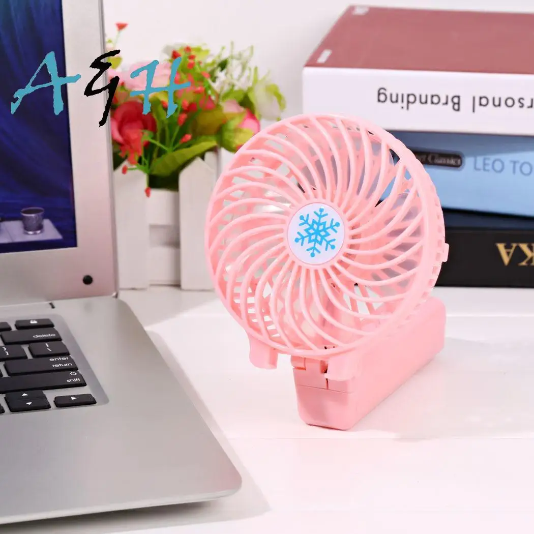 Портативный Перезаряжаемый складной мини USB вентилятор охладитель воздуха
