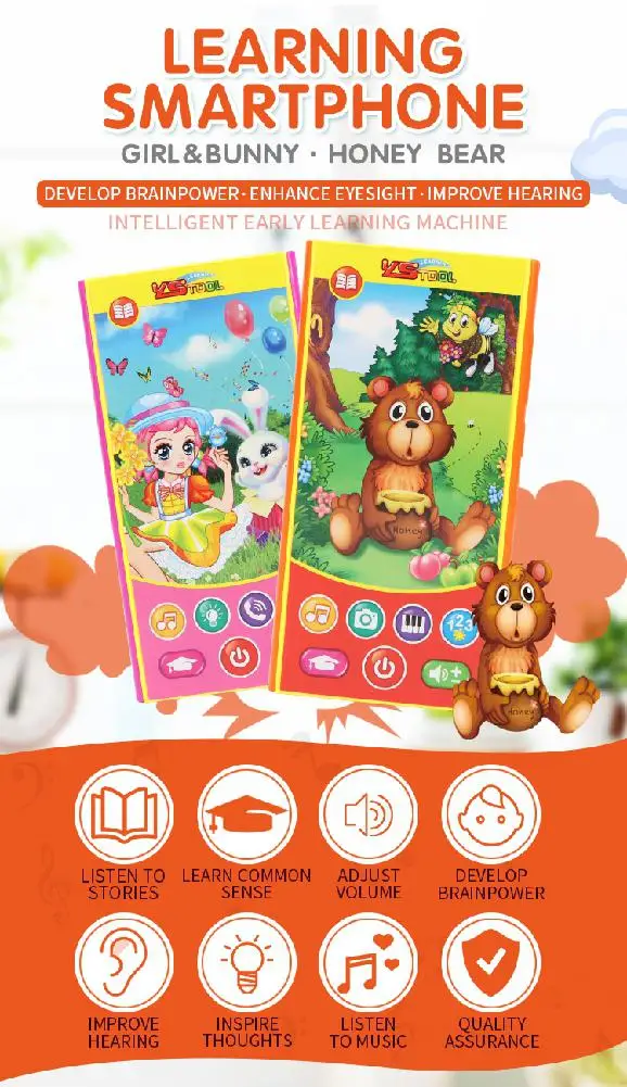RCtown детская электронная Мобильная игрушка телефон для раннего развития | Игрушки