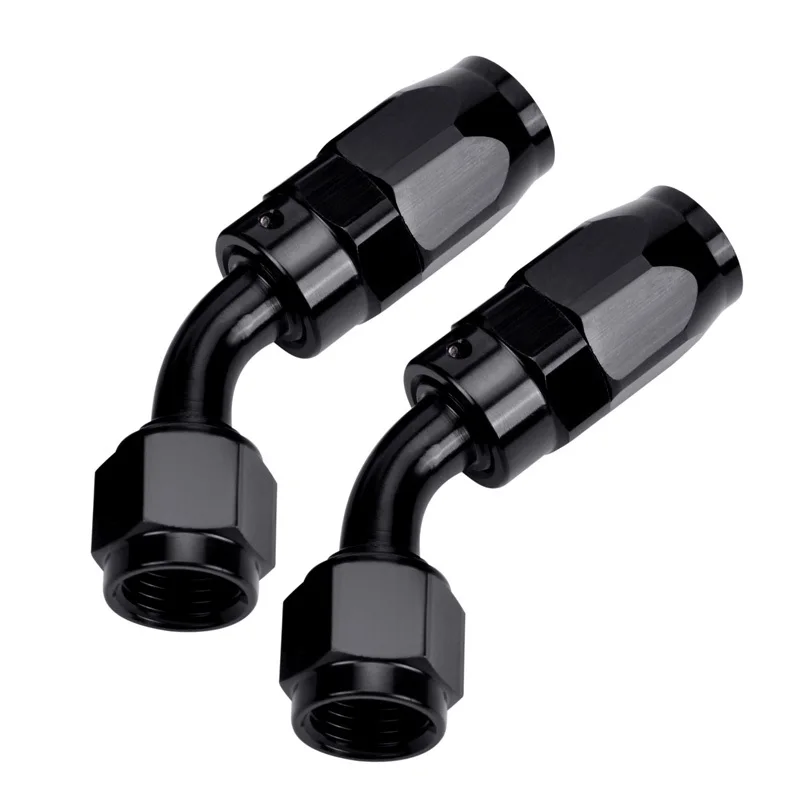 SPEEDWOW Черный Масляный топливный шланг линия 3 М фитинг адаптер поворотные фитинги
