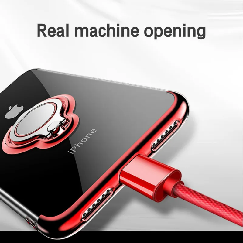 Ультратонкий Прозрачный чехол для телефона iphone Xs Max Xr X 8 7 6s Plus автомобильные