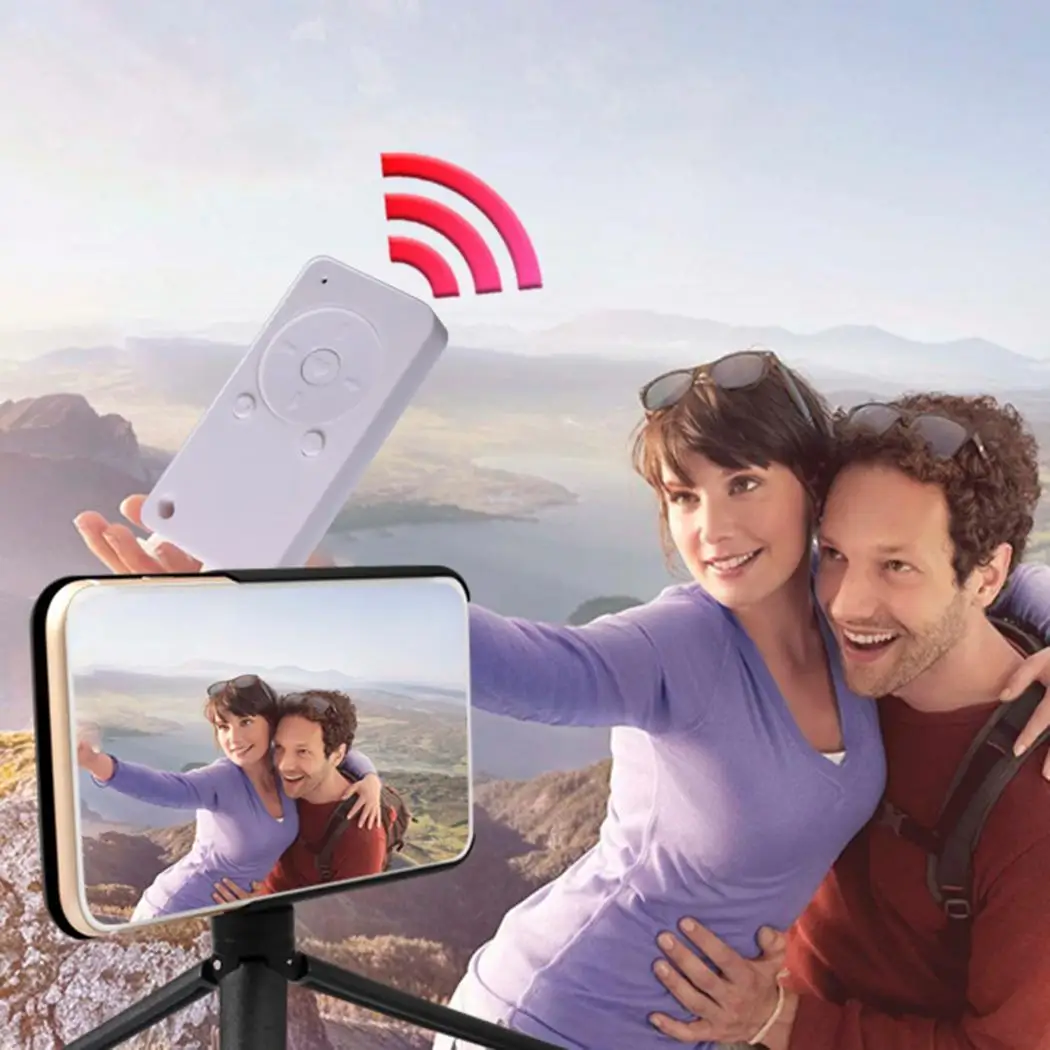 Durable Portable Wireless Bluetooth Selfie Remote 2.4Ghz-2.4835GHz Control 10m V4.0 By Button | Электроника