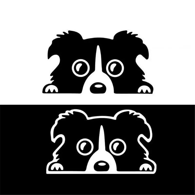 Наклейка для собак Border Collie отражающее стекло задняя наклейка домашних животных