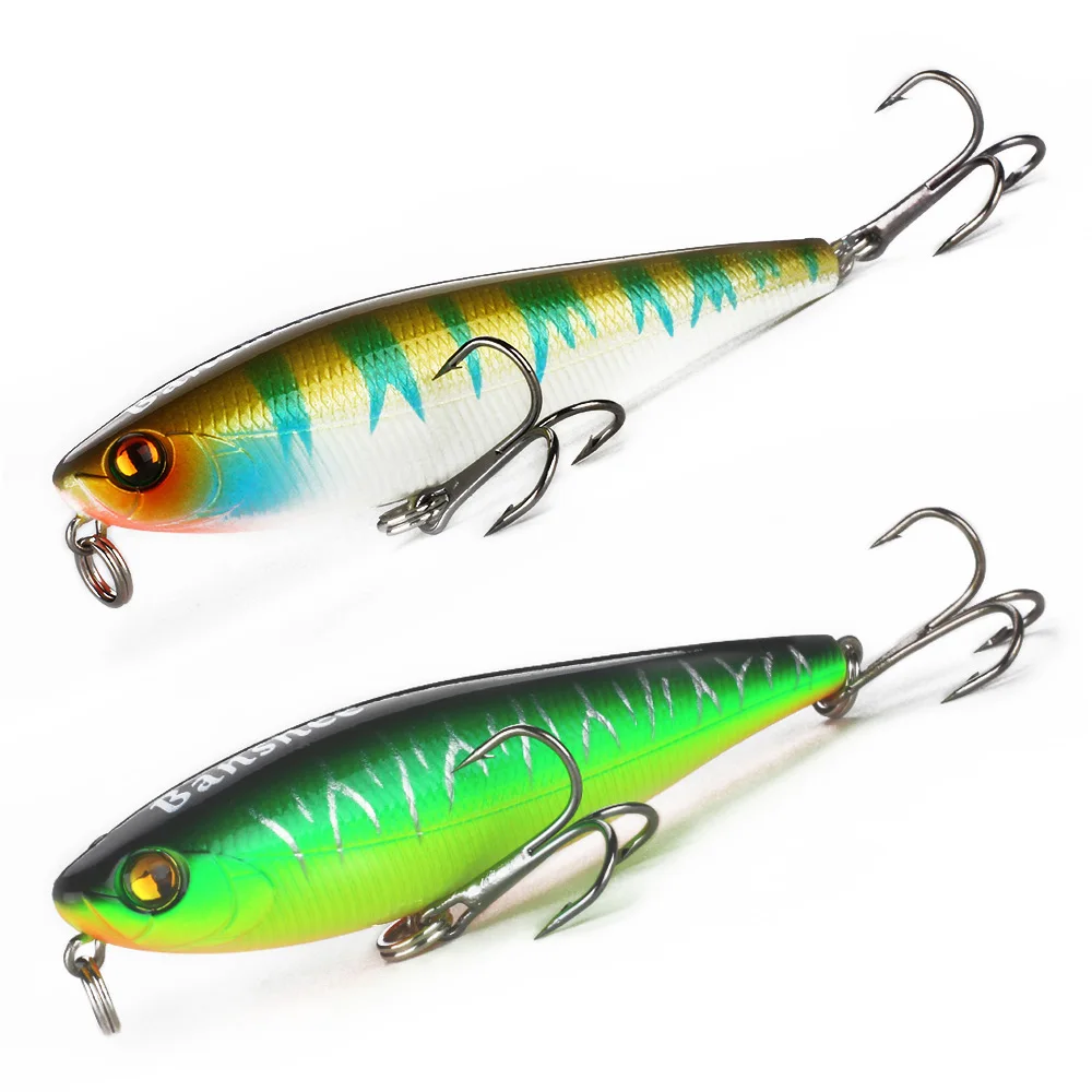 Banshee 75 мм 7 г Stickbait японский дизайн Topwater Walking Dog плавающие карандашные приманки