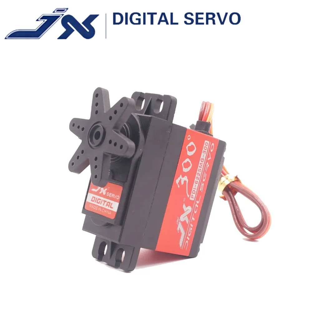 Jx PDI 6225MG 300 градусов 25 кг металлическая Шестерня цифровой стандартный сервопривод
