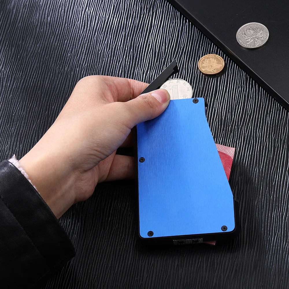 2019 Новый кредитная карта RFID металлический держатель с Защита от кражи Бумажник