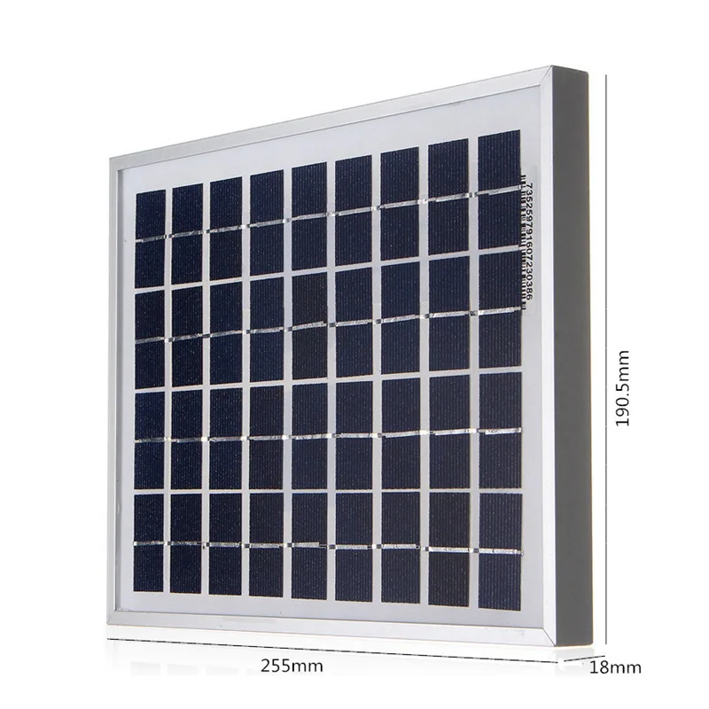 LEORY 5 ватт 18VSolar Панель открытый поликристаллические солнечные батареи Модуль