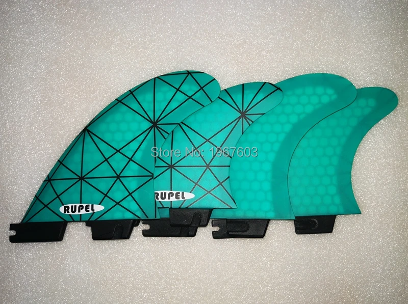 FC II Quad набор досок для серфинга плавники G5GX M S зеленая линия плавник доска SUP SurfFins