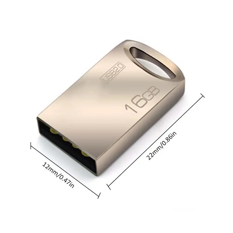 Портативный металлический U диск 32g мини флэш накопитель USB3.0 высокоскоростная