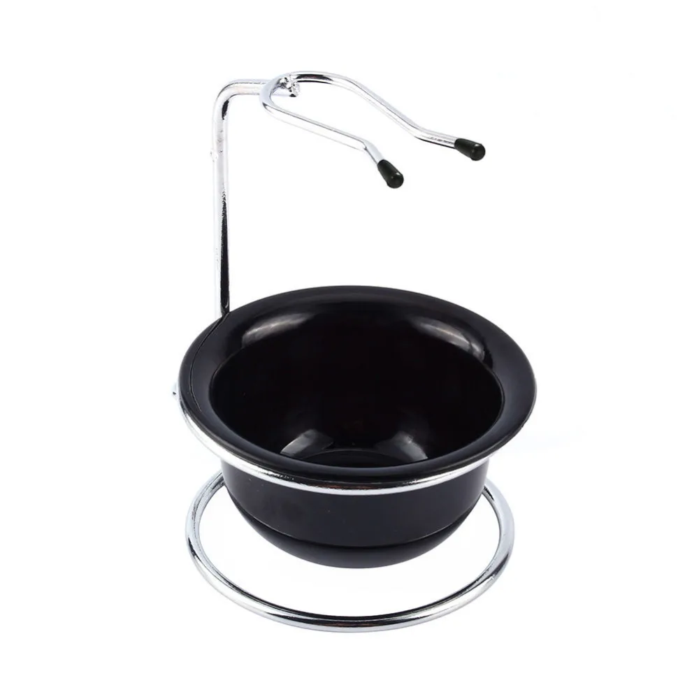 Нержавеющая сталь Парикмахерская помазок для бритья Razor подставка держатель +