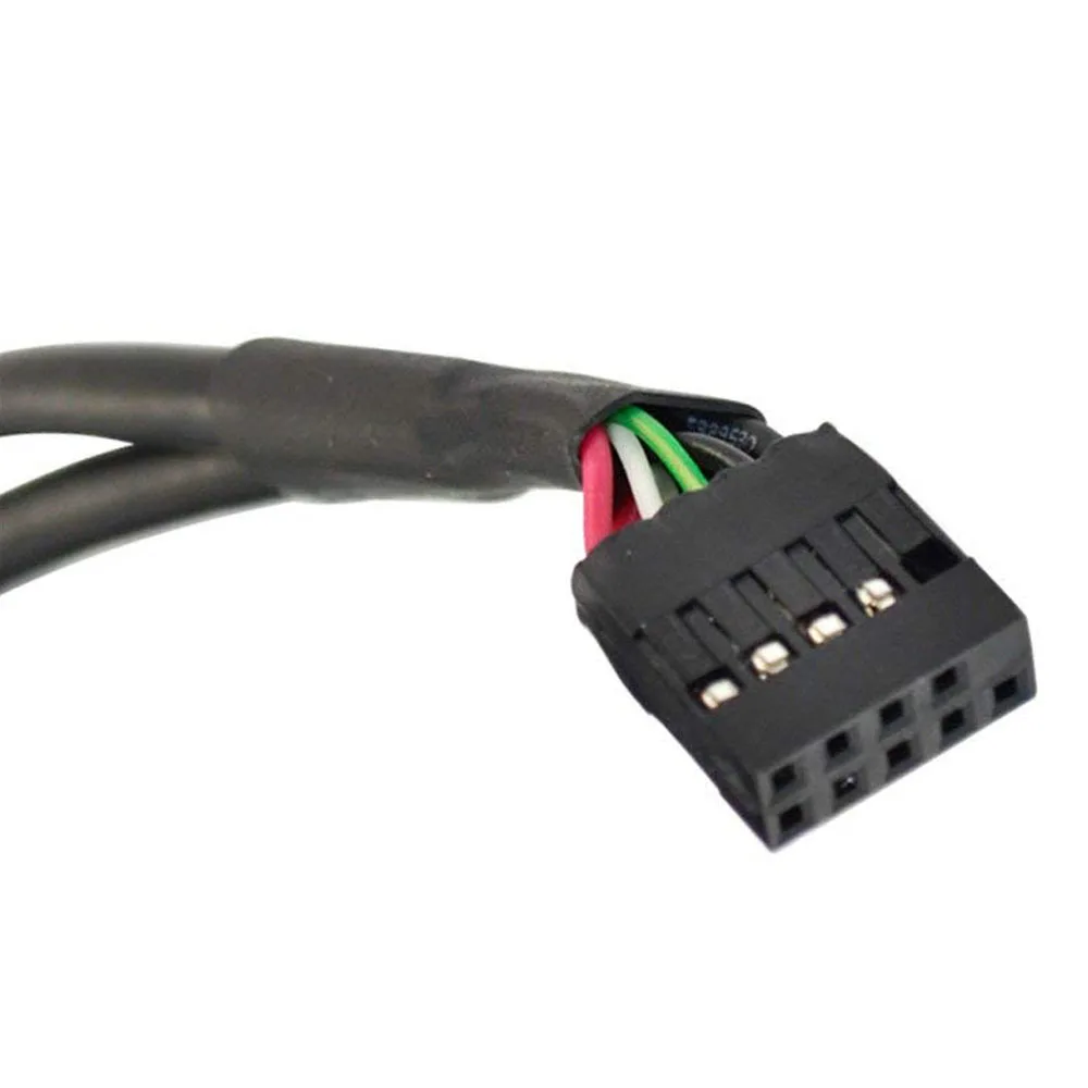 25 см двойной USB 2 0 A гнездовой панельный монтажный 10 P 1 дюйма разъем шаг