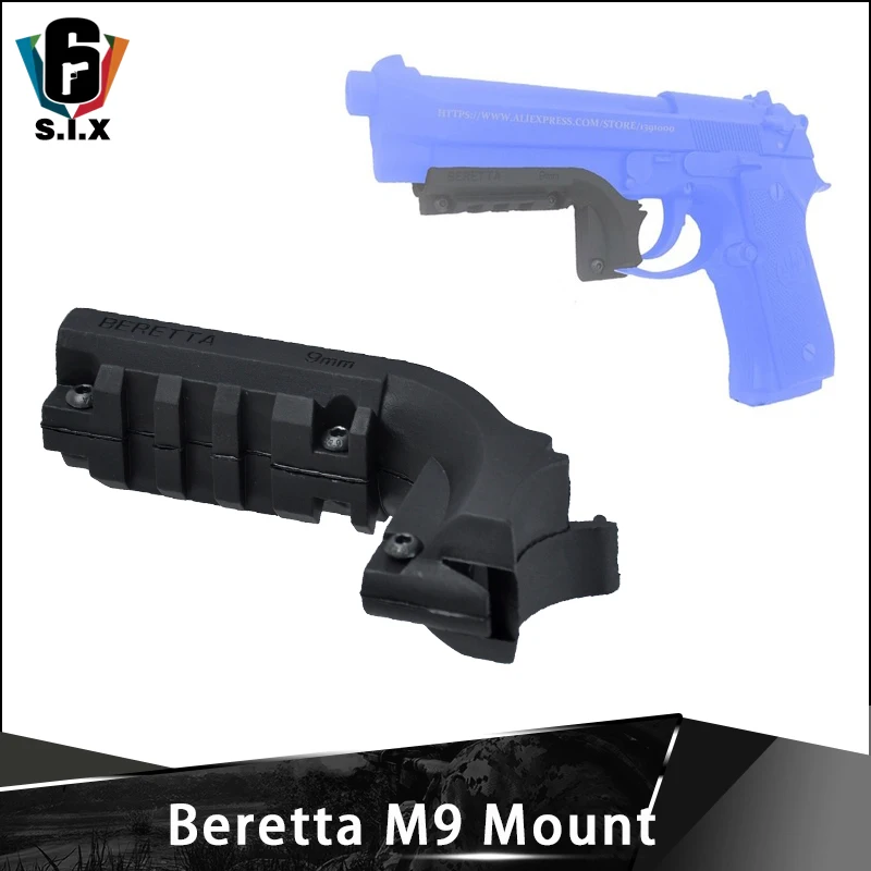 

Tactical Airsoft Softair Beretta M9 Mount 20mm Under Pistol Rail Adapter Laser Mount Hunting Accessories