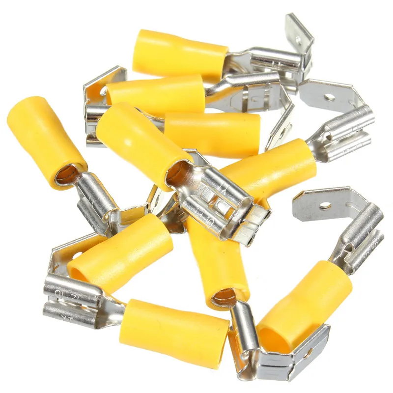 100 фрикционная задняя контактная обжимная Клемма 0 5 6 мм квадратный 10 22AWG ПВХ