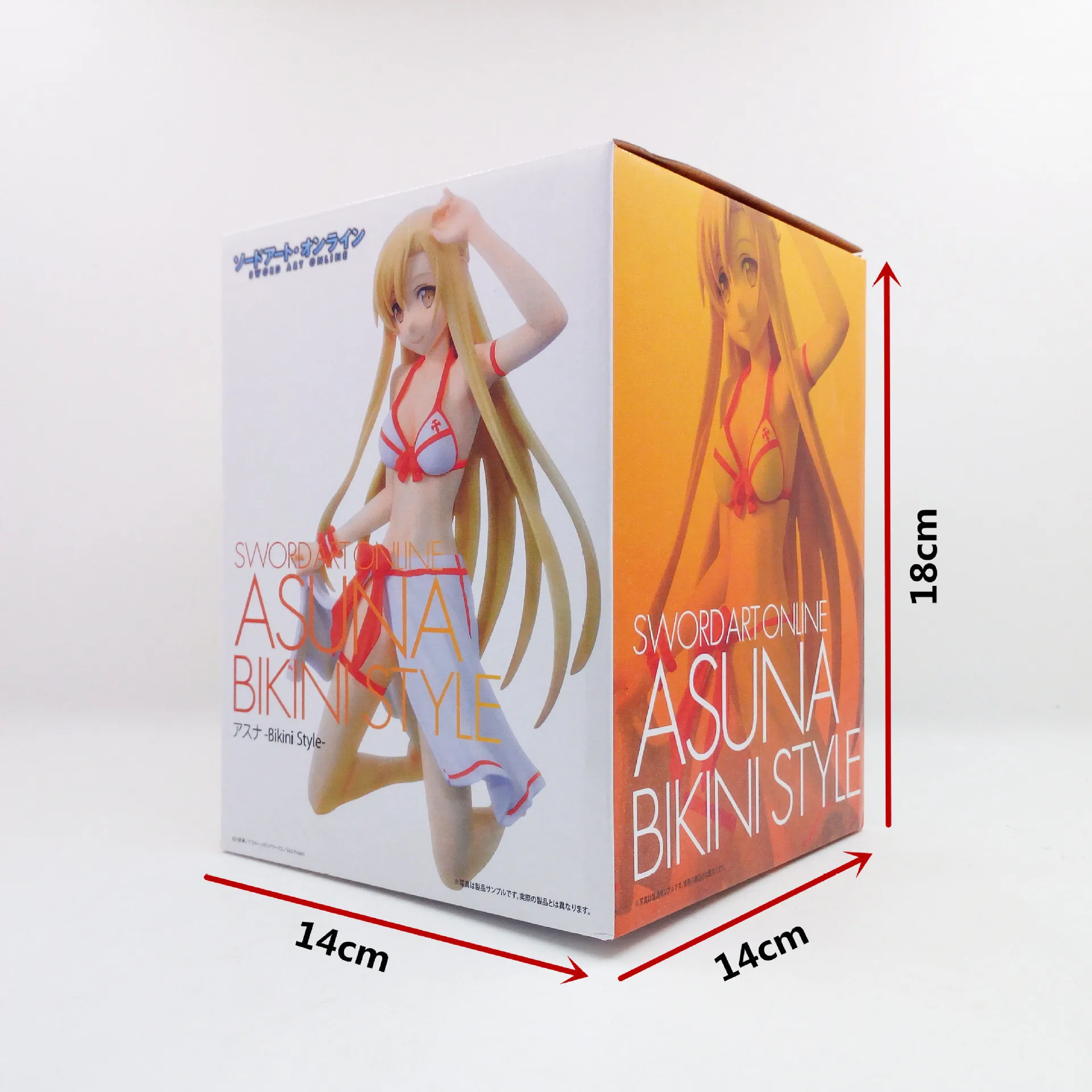 Меч искусство онлайн Asuna бикини плавать Ver. Мультяшная фигурка японская аниме
